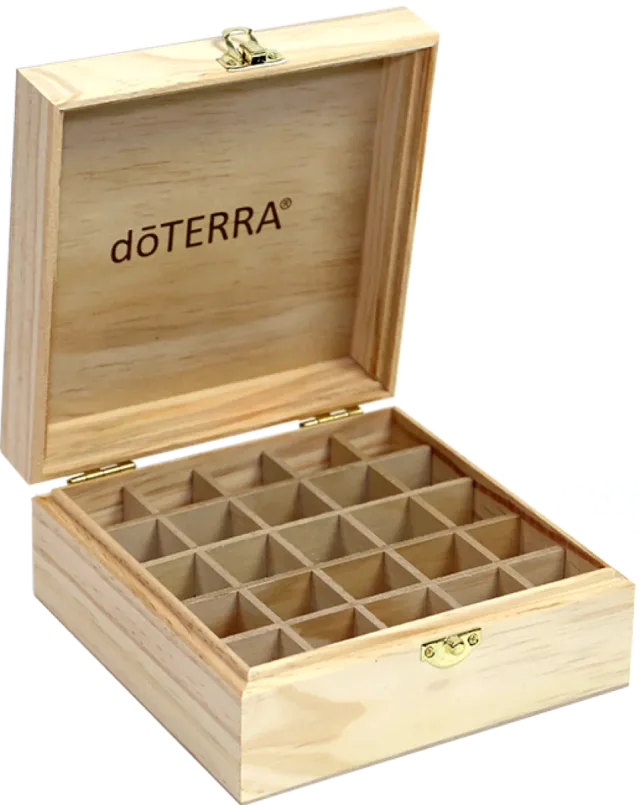 dōTERRA Holzbox mit Logo